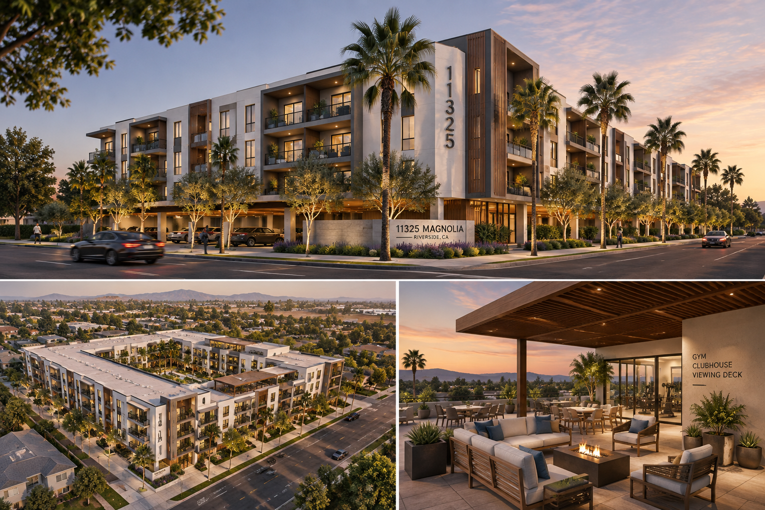 Riverside multifamily feasibility rendering
