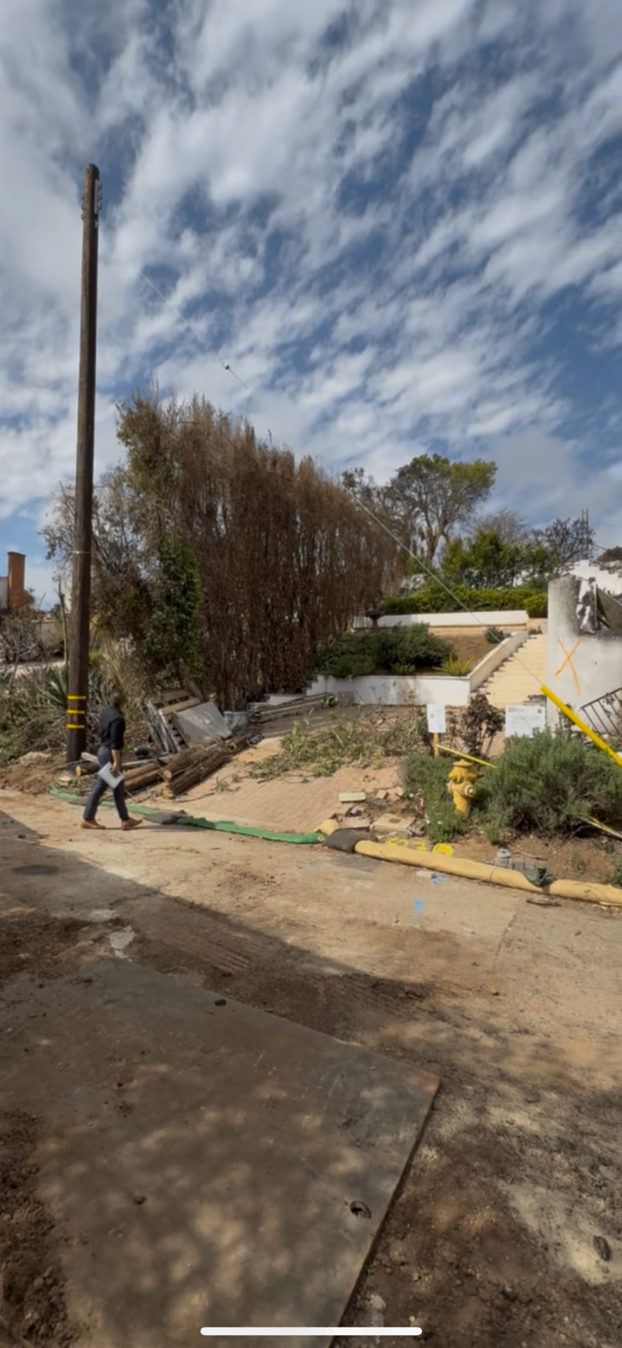 DETAIL · DEBRIS / FOUNDATION REMAINS