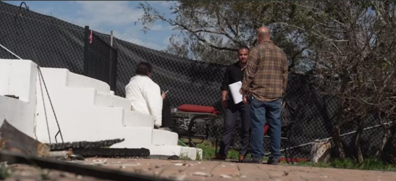 ALI WITH FAMILY ON SITE · LANDSCAPE